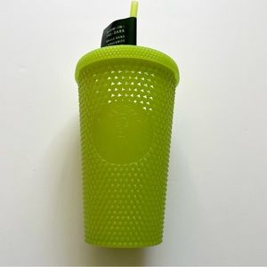 Starbucks Glow in the Dark Green Studded Tumbler